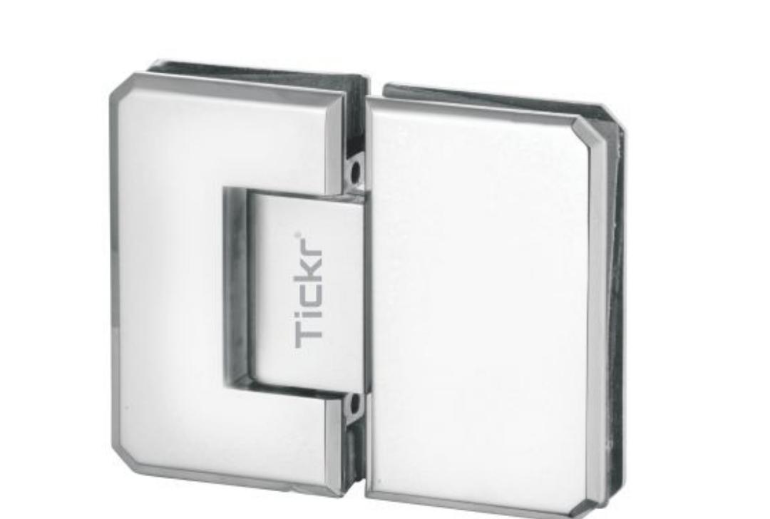 Tickr Tch-8427 Glass to Glass 180″ Hinge