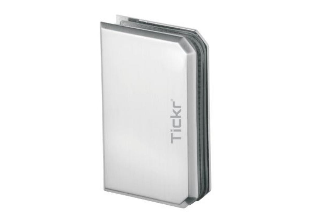 Tickr Tch-8430 Wall To Glass 90 Fix Bracket