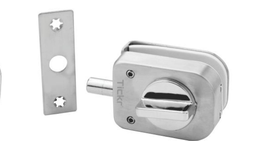 Tickr Tch 8569 Wall To Glass Lock(Bolt Lock)