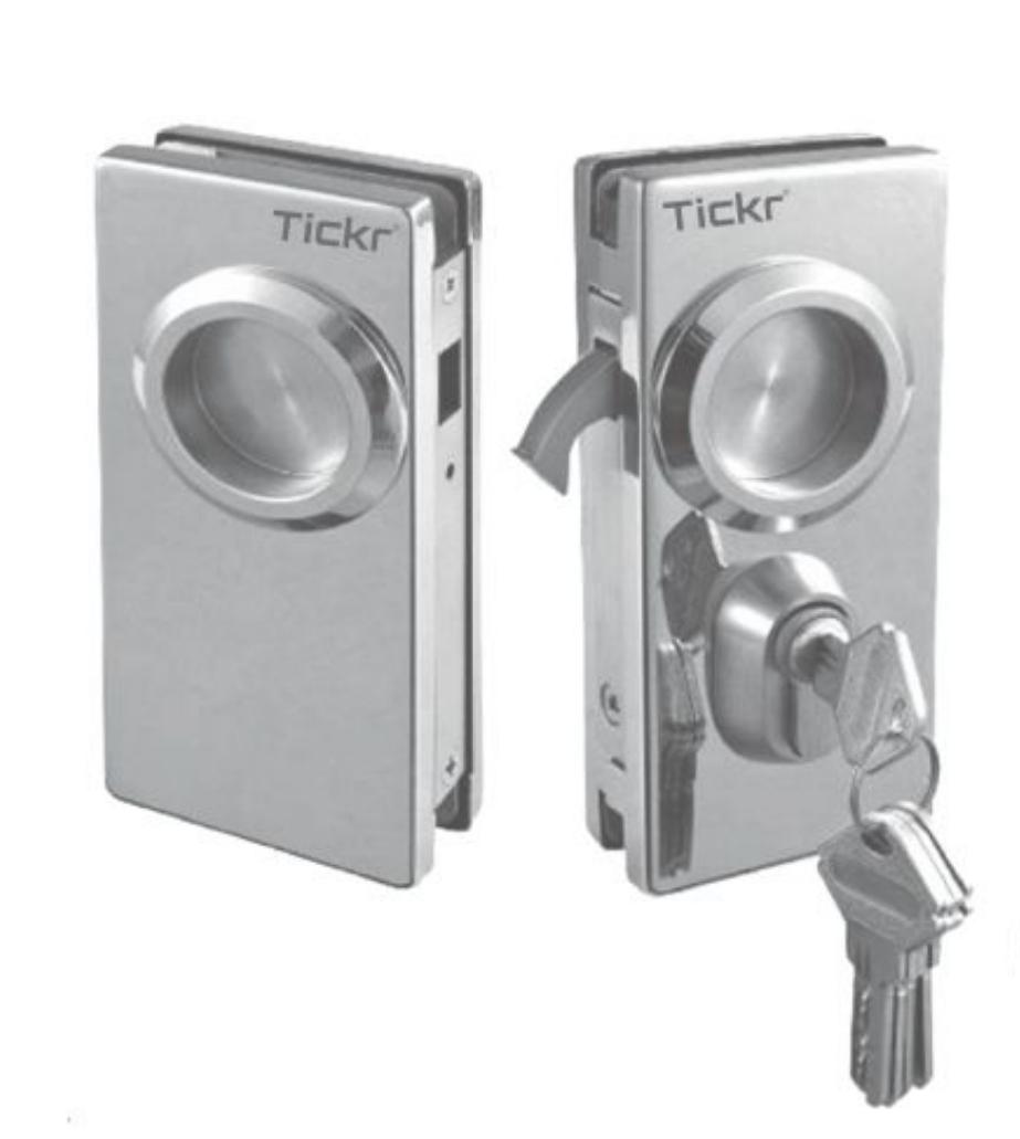 Tickr Tch 8584 Sliding Double Door Lock