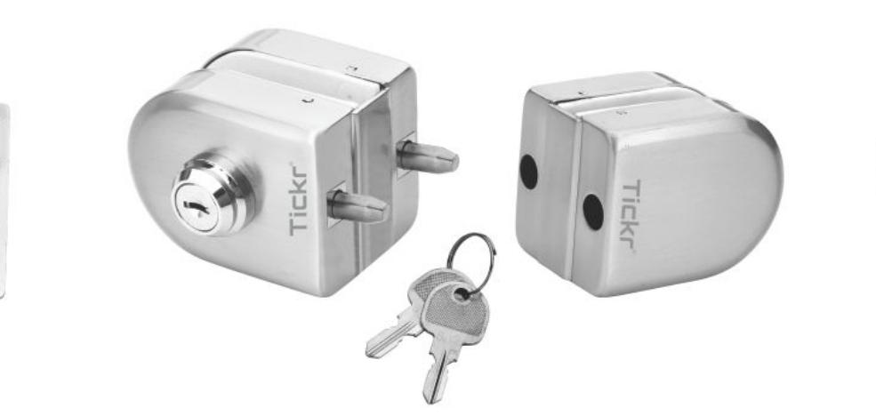 Tickr Tch 8564 Glass To Glass Lock ( Pin Lock)