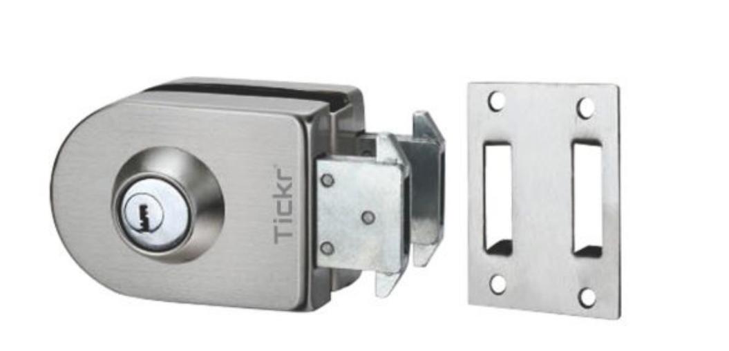 Tickr Tch 8461 Wall To Glass Lock