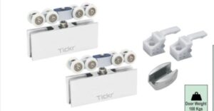 Tickr Tch 8498 8 Wheel Rectangular Roller Set
