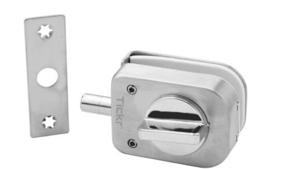 Tickr Tch 8569 Wall To Glass Lock(Bolt Lock)