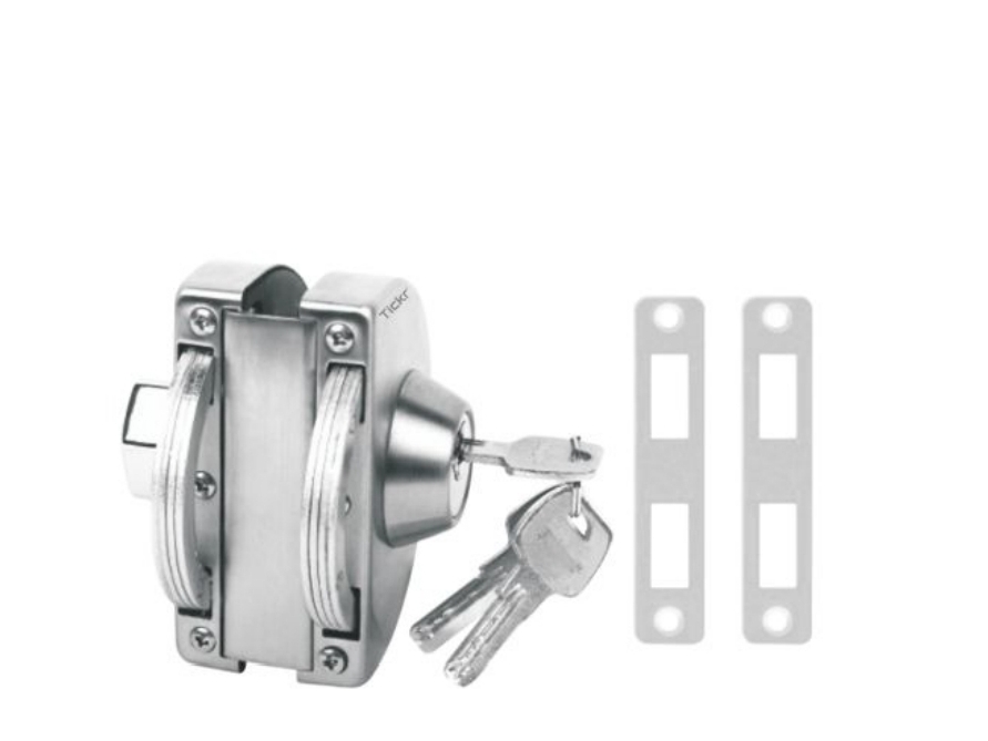Tickr Tch 8557 Wall To Glass Lock ( D Lock)